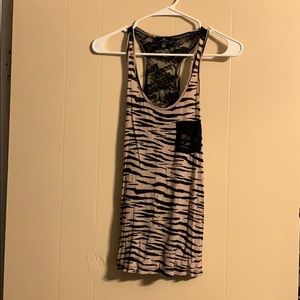 Zebra tank top